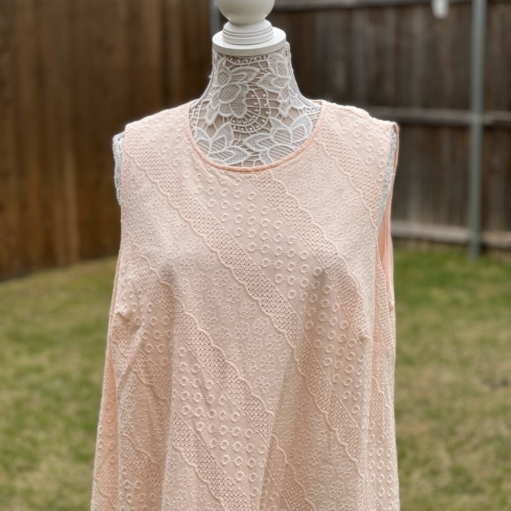 Calvin Klein Size 16 Peach Dress NWT - Picture 2 of 6